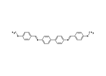 N,N'-bis[4-(methylsulfanyl)benzylidene]-4,4'-biphenyldiamine