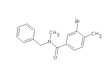 N-benzyl-3-bromo-N,4-dimethylbenzamide