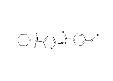 4-methoxy-N-[4-(4-morpholinylsulfonyl)phenyl]benzamide
