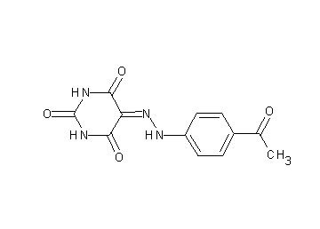 5-[(4-acetylphenyl)hydrazono]-2,4,6(1H,3H,5H)-pyrimidinetrione