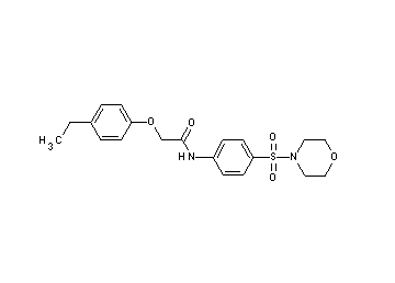 2-(4-ethylphenoxy)-N-[4-(4-morpholinylsulfonyl)phenyl]acetamide