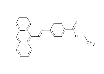 ethyl 4-[(9-anthrylmethylene)amino]benzoate
