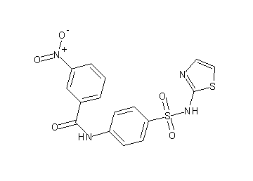3-nitro-N-{4-[(1,3-thiazol-2-ylamino)sulfonyl]phenyl}benzamide
