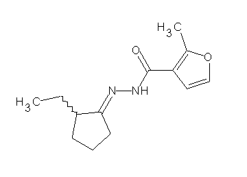 N'-(2-ethylcyclopentylidene)-2-methyl-3-furohydrazide