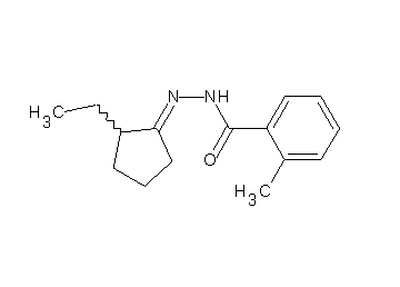 N'-(2-ethylcyclopentylidene)-2-methylbenzohydrazide
