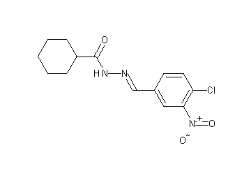 N'-(4-chloro-3-nitrobenzylidene)cyclohexanecarbohydrazide