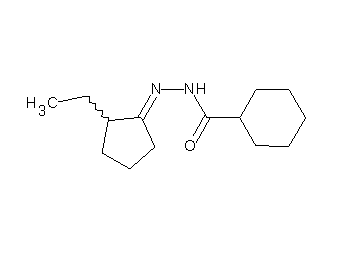 N'-(2-ethylcyclopentylidene)cyclohexanecarbohydrazide - Click Image to Close