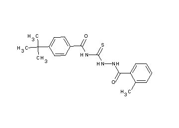 4-tert-butyl-N-{[2-(2-methylbenzoyl)hydrazino]carbonothioyl}benzamide