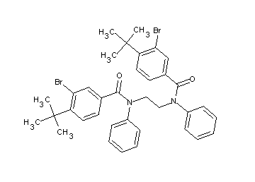 N,N'-1,2-ethanediylbis(3-bromo-4-tert-butyl-N-phenylbenzamide)