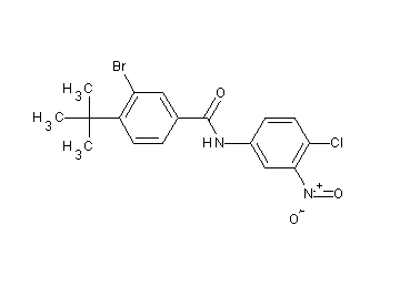 3-bromo-4-tert-butyl-N-(4-chloro-3-nitrophenyl)benzamide