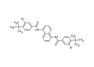 N,N'-1,5-naphthalenediylbis(3-bromo-4-tert-butylbenzamide)