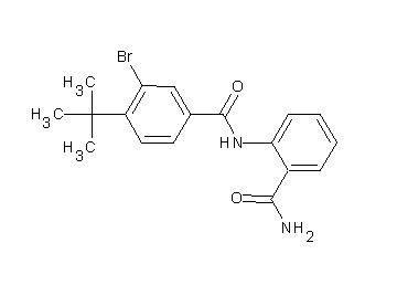 N-[2-(aminocarbonyl)phenyl]-3-bromo-4-tert-butylbenzamide