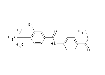 methyl 4-[(3-bromo-4-tert-butylbenzoyl)amino]benzoate