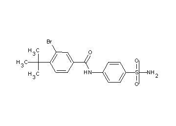 N-[4-(aminosulfonyl)phenyl]-3-bromo-4-tert-butylbenzamide