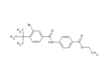 ethyl 4-[(3-bromo-4-tert-butylbenzoyl)amino]benzoate