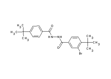 3-bromo-4-tert-butyl-N'-(4-tert-butylbenzoyl)benzohydrazide