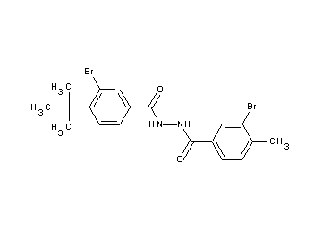 3-bromo-N'-(3-bromo-4-methylbenzoyl)-4-tert-butylbenzohydrazide