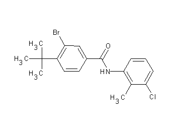 3-bromo-4-tert-butyl-N-(3-chloro-2-methylphenyl)benzamide