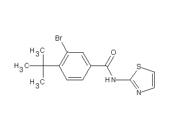 3-bromo-4-tert-butyl-N-1,3-thiazol-2-ylbenzamide