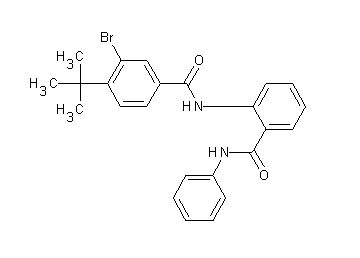 N-[2-(anilinocarbonyl)phenyl]-3-bromo-4-tert-butylbenzamide