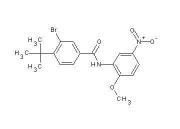 3-bromo-4-tert-butyl-N-(2-methoxy-5-nitrophenyl)benzamide
