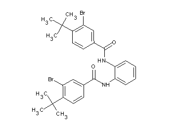 N,N'-1,2-phenylenebis(3-bromo-4-tert-butylbenzamide)