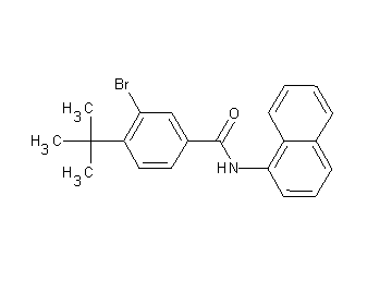3-bromo-4-tert-butyl-N-1-naphthylbenzamide