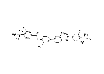 N,N'-(3,3'-dimethyl-4,4'-biphenyldiyl)bis(3-bromo-4-tert-butylbenzamide)