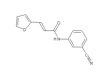 N-(3-cyanophenyl)-3-(2-furyl)acrylamide - Click Image to Close