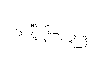 N'-(3-phenylpropanoyl)cyclopropanecarbohydrazide