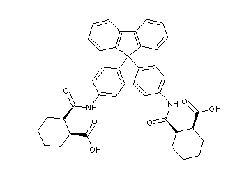 2,2'-[9H-fluorene-9,9-diylbis(4,1-phenyleneiminocarbonyl)]dicyclohexanecarboxylic acid