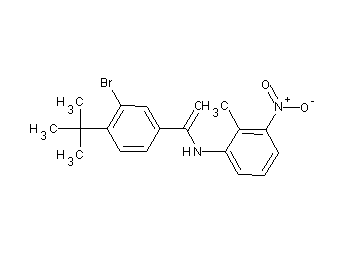 3-bromo-4-tert-butyl-N-(2-methyl-3-nitrophenyl)benzamide