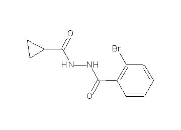 2-bromo-N'-(cyclopropylcarbonyl)benzohydrazide