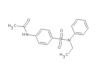 N-(4-{[ethyl(phenyl)amino]sulfonyl}phenyl)acetamide