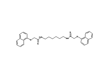 N,N'-1,6-hexanediylbis[2-(1-naphthyloxy)acetamide]