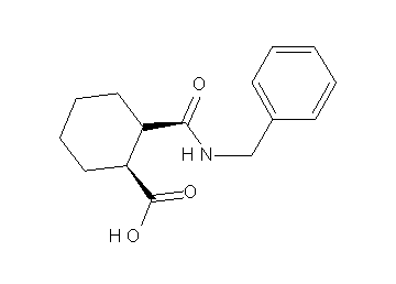 2-[(benzylamino)carbonyl]cyclohexanecarboxylic acid