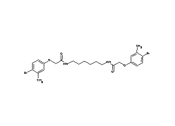 N,N'-1,6-hexanediylbis[2-(4-bromo-3-methylphenoxy)acetamide]