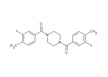 1,4-bis(3-iodo-4-methylbenzoyl)piperazine - Click Image to Close
