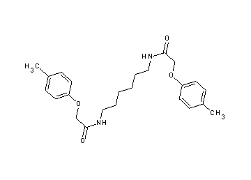 N,N'-1,6-hexanediylbis[2-(4-methylphenoxy)acetamide]