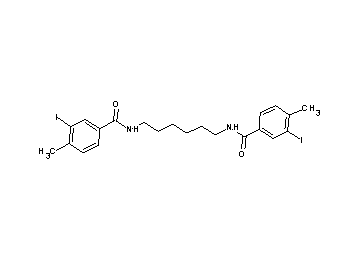 N,N'-1,6-hexanediylbis(3-iodo-4-methylbenzamide)