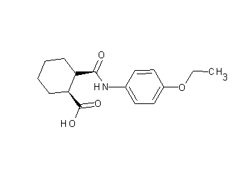 2-{[(4-ethoxyphenyl)amino]carbonyl}cyclohexanecarboxylic acid