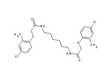 N,N'-1,6-hexanediylbis[2-(4-chloro-2-methylphenoxy)acetamide]