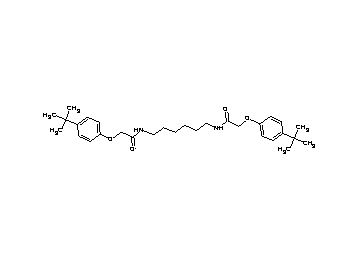 N,N'-1,6-hexanediylbis[2-(4-tert-butylphenoxy)acetamide]