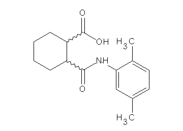 2-{[(2,5-dimethylphenyl)amino]carbonyl}cyclohexanecarboxylic acid
