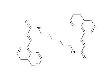 N,N'-1,6-hexanediylbis[3-(1-naphthyl)acrylamide]