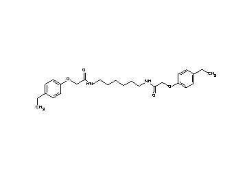 N,N'-1,6-hexanediylbis[2-(4-ethylphenoxy)acetamide]
