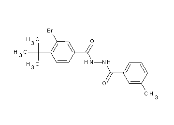 3-bromo-4-tert-butyl-N'-(3-methylbenzoyl)benzohydrazide