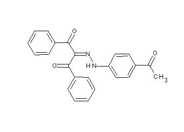 2-[(4-acetylphenyl)hydrazono]-1,3-diphenyl-1,3-propanedione
