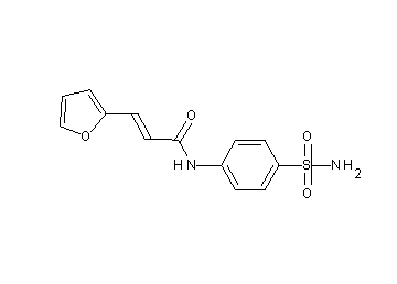 N-[4-(aminosulfonyl)phenyl]-3-(2-furyl)acrylamide