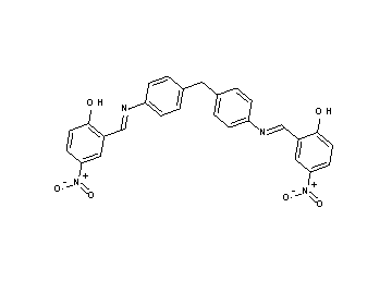 2,2'-[methylenebis(4,1-phenylenenitrilomethylylidene)]bis(4-nitrophenol)